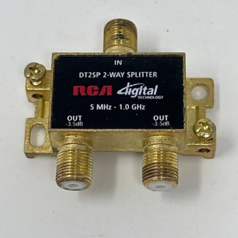 RCA High-Performance 2-Way Digital Splitter DT2SP​